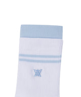 Women's Double Block Socks - Sky Blue