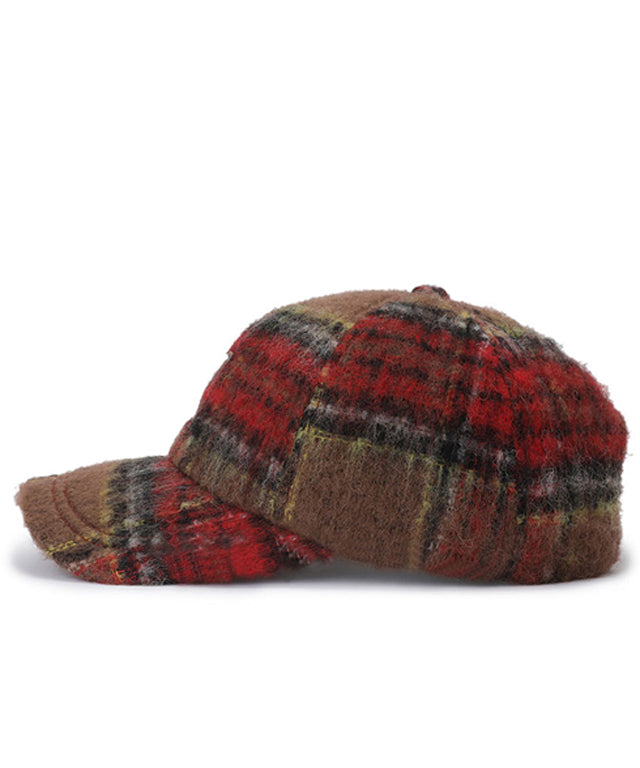 ANEW Check Ball Cap - Red