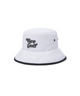 Vice Golf Atelier Typo Logo Bucket Hat - White