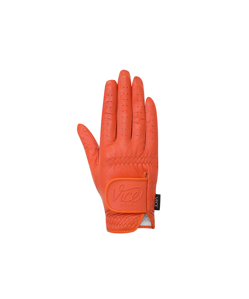 Vice Golf Atelier Women's Logo Gloves (BOTH HANDS) - Orange