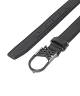 Women's Round Buckle Belt - Black