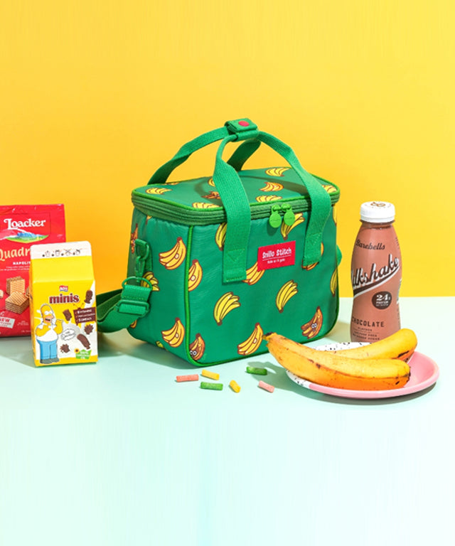 SNILLO STITCH Lunch Bag Shoulder Strap Banana - Green
