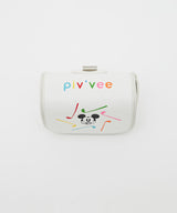 PIV'VEE Rainbow Mickey Distance Meter Bag - Cloud White