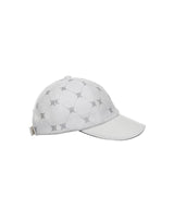 Monogram Wide Ball Cap - White