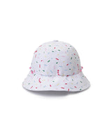 ANEW Sprinkle Donut Pattern Bucket Hat - White