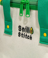 SNILLO STITCH Canvas Picnic Cooler Bag Avocado - Green