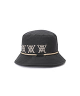 Unisex Loop Colour Bucket Hat - Black