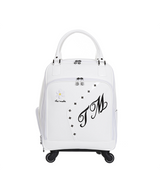 THE MAKE - Rosa Wheels Boston Bag - White