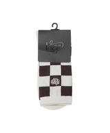 Vice Golf Atelier Checker Crew Socks - Ivory