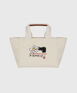 KANDINI Logo Canvas Tote Bag - Ivory