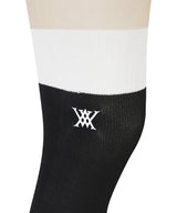 Women's Block Knee Socks Stockings - Black