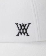 Short Wide Ball Cap - White