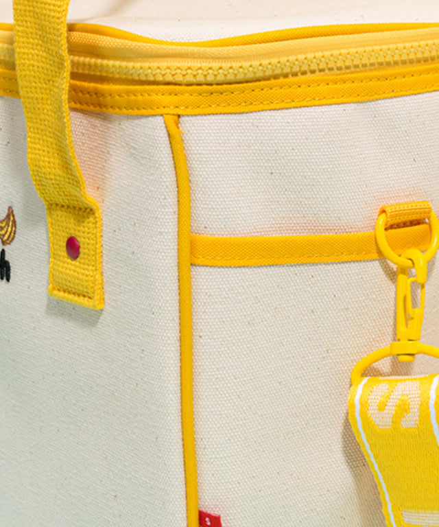SNILLO STITCH Canvas Picnic Cooler Bag Banana - Yellow