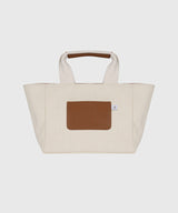 KANDINI Logo Canvas Tote Bag - Ivory