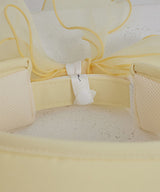 J.Jane Pearl Line Ribbon Suncap - Yellow