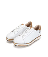 Giclee Unisex Classy Daily Prayer Premium Leather Golf Shoes - White