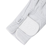 Vice Golf Atelier Women's Logo Gloves (BOTH HANDS) - White