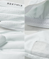 XEXYMIX Golf Women's Leather Left Hand Golf Gloves - White