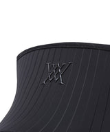 Women's Stripe Visor - Black