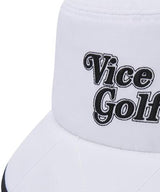 Vice Golf Atelier Typo Logo Bucket Hat - White