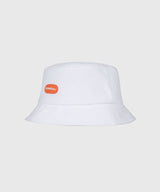 KANDINI Terry Bucket Hat - White(Orange)