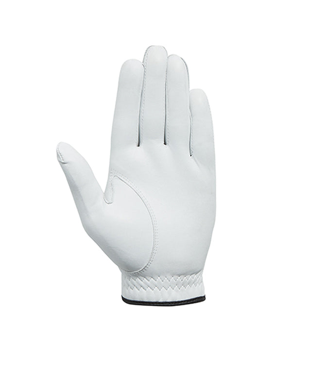XEXYMIX Golf Men's Sheepskin Left Hand Golf Gloves - White Black