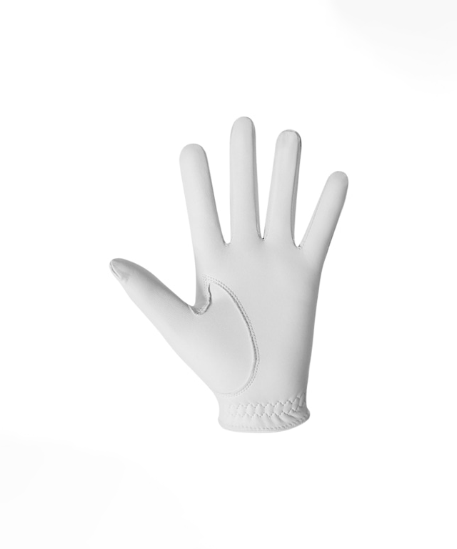 Scotch Left Hand Glove Natural Sheepskin Golf Gloves for Women - White