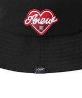 ANEW Heart Embroidered Wappen Bucket Hat