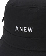 ANEW X NEWERA: NB Cotton Bucket Hat - Black