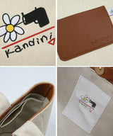 KANDINI Logo Canvas Tote Bag - Ivory