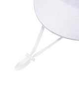 ANEW Monogram Round Taping Bucket Hat - White