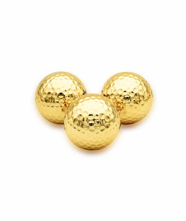 3 Golden Balls x 2 + Crown Ball Marker