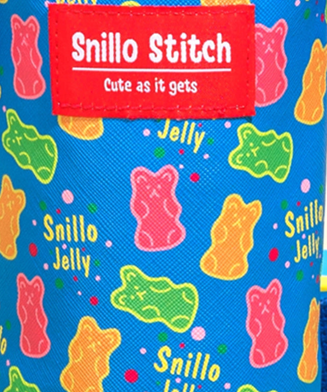 SNILLO STITCH Tumbler Pouch Jelly - Blue