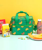 SNILLO STITCH Lunch Bag Shoulder Strap Banana - Green