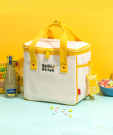 SNILLO STITCH Canvas Picnic Cooler Bag Banana - Yellow