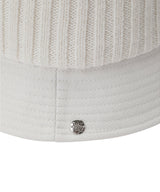 ANEW Women's Woven Knit Mix Bucket Hat - Off White