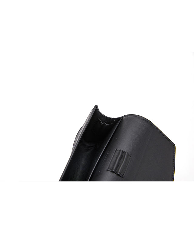 Monster G Belt Bag Rangefinder Case & Ball Pouch Leather Black