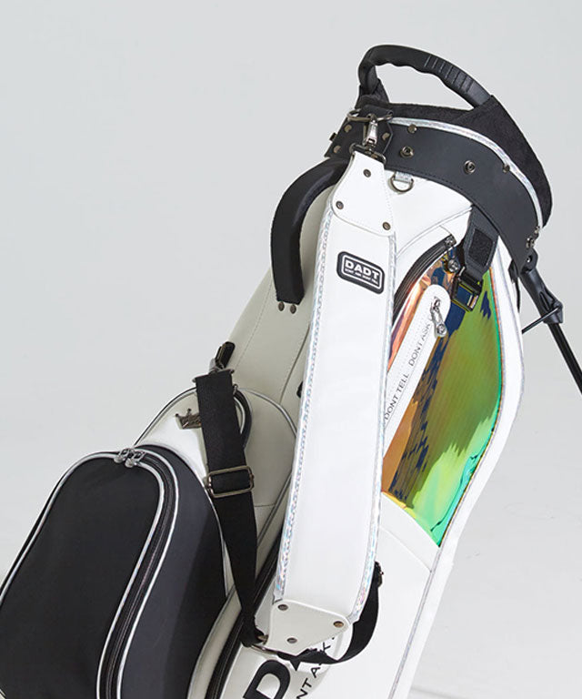LUZ Collection Stand Bag(B) WHITE/BLACK