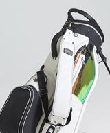 LUZ Collection Stand Bag(B) WHITE/BLACK