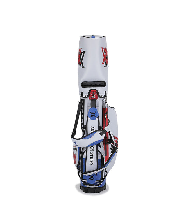 ANEW Golf: Double Logo Stand Bag - White