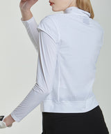 Holly Punched Cap Sleeve Vest - White