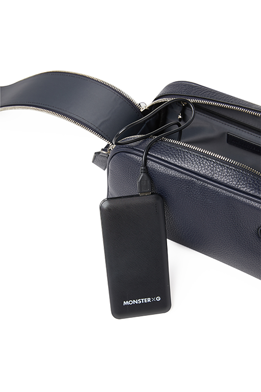 Monster G Italian Natural Leather Golf & Daily USB Pouch