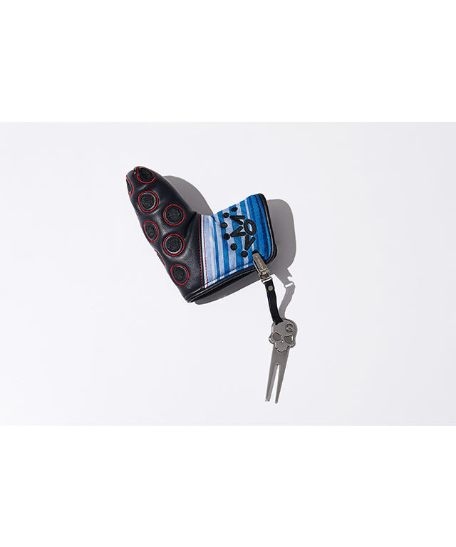 Monster G Italian Genuine Leather Golf Putter Cover Clip & Divot Tool