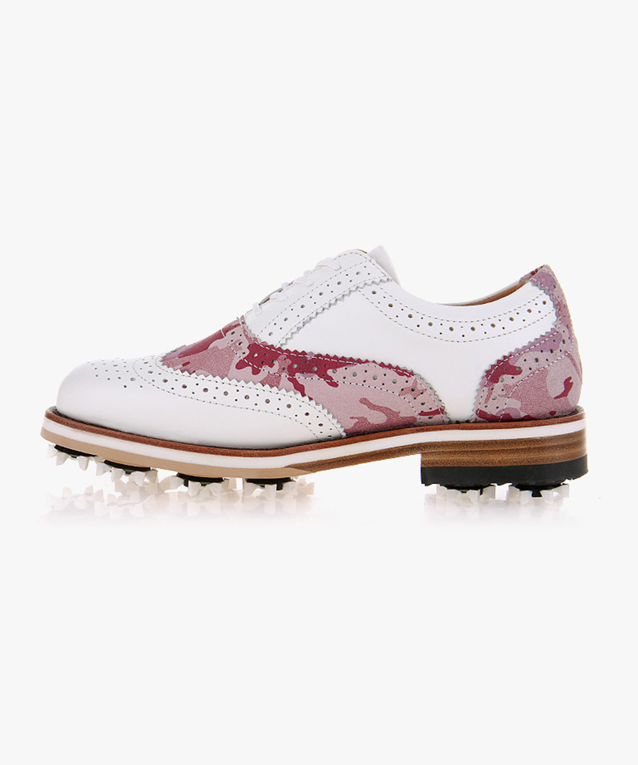 HENRY STUART Mysuit Classic Women's Spike Golf Shoes 104 - Pink Camo