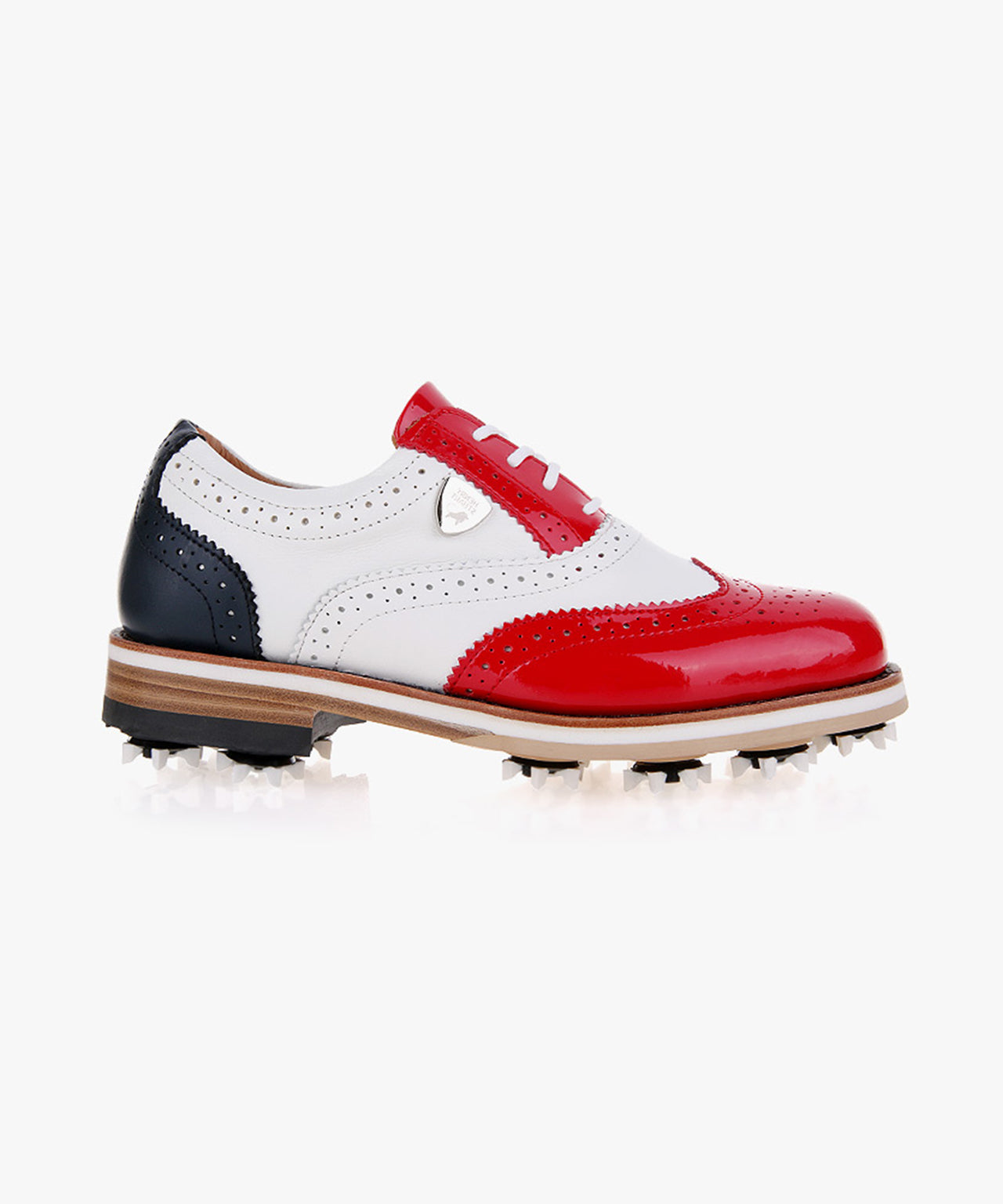 HENRY STUART Mysuit Classic Women's Spike Golf Shoes 106 - Red