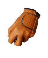 HENRY STUART Skin Fit Natural Sheepskin Color Golf Gloves - Orange