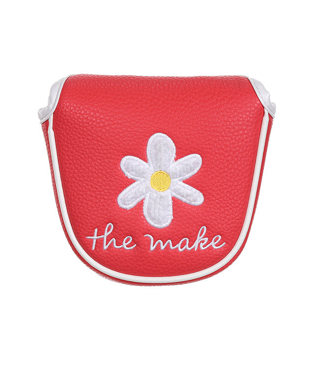 The Make Rosa Mallet Putter Cover - Coral Pink