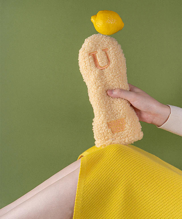 DM Shearling Utility Headcover Yellow