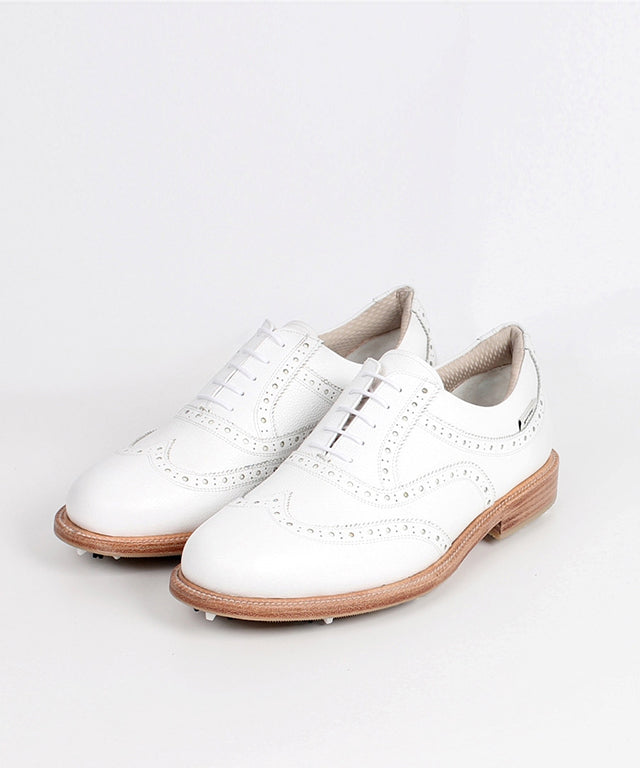 Giclee Unisex Classy Premium Leather Golf Shoes - White