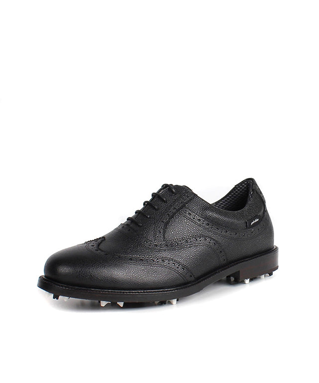 Betjening mulig vært Hvilken en Giclee Unisex Classy Premium Leather Golf Shoes- Black | Nevermindall USA